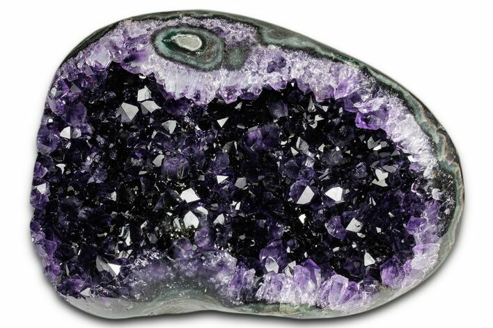 Sparkly Deep-Purple Amethyst Geode - Uruguay #345965